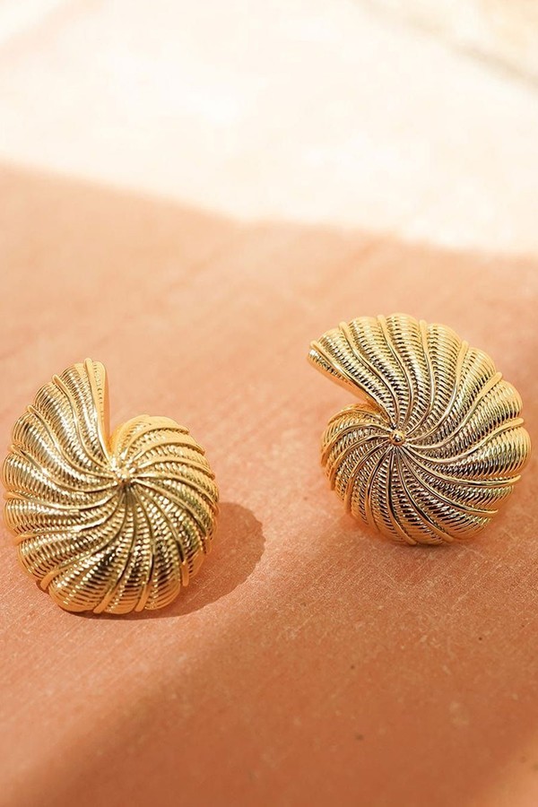 Oversized Shell Stud Earrings from Daisy Jewellery x Polly Sayer