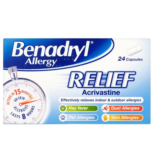 Allergy Relief Capsules from Benadryl