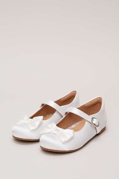 Satin Bow Front Shoes