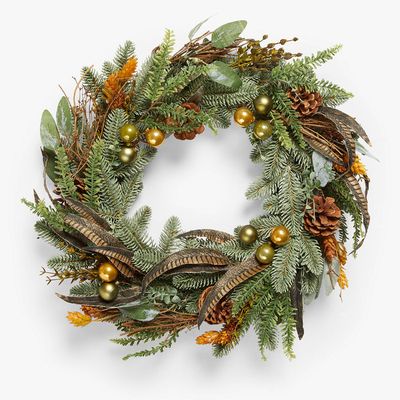Bloomsbury Faux Pheasant Feather Wreath