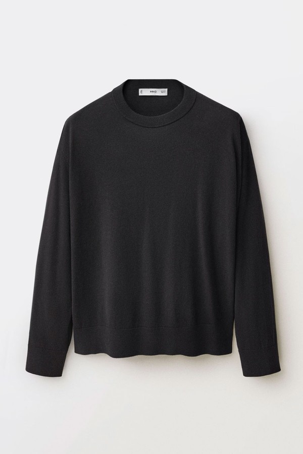 Wool-Blend Round-Neck Sweater from Mango