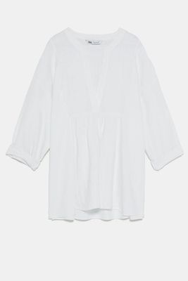 Oversized Linen Blouse from Zara