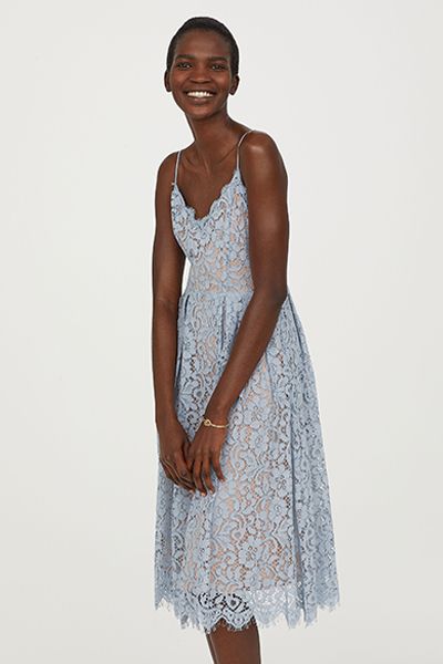 Lace Dress - Light Blue  from H&M