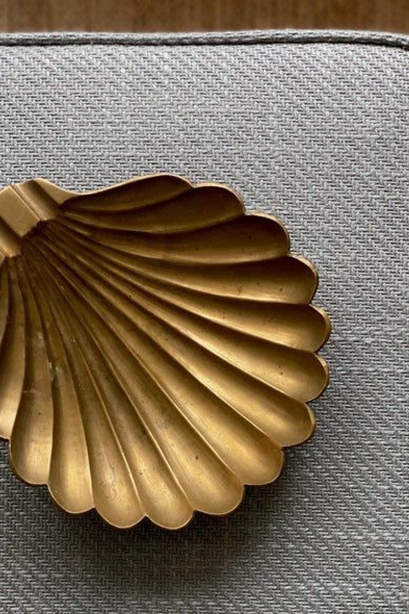 Brass Scalloped Shell Dish from Kept London