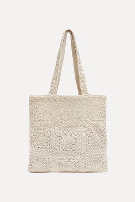 Crochet Tote Bag from Pull & Bear