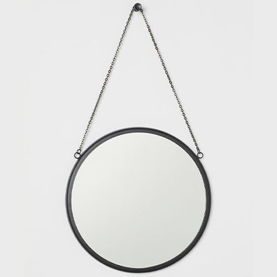 Round wall mirror