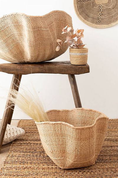 Natural Wave Dancing Basket, £45, The Basket Room