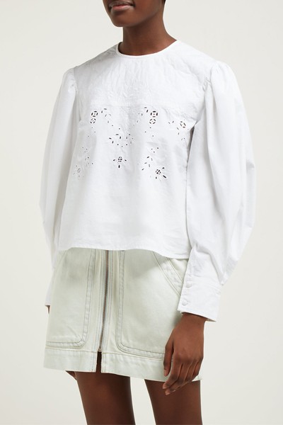 Broderie-Anglaise Cotton Blouse from Isabel Marant Étoile