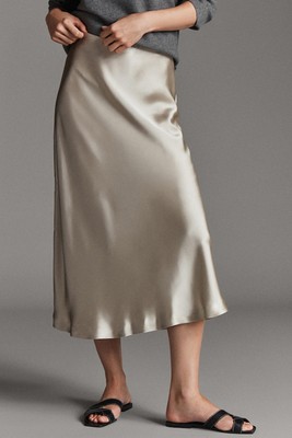 Flowing Satiny Skirt from Massimo Dutti