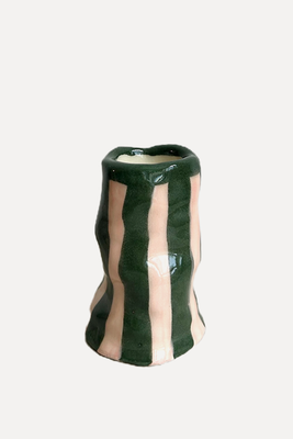 Striped Candle Holder from DM x Hodge Pots