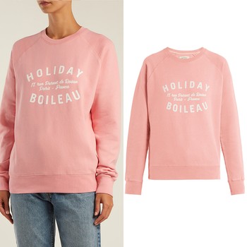 Logo-Print Cotton Sweatshirt from Holiday Boileau