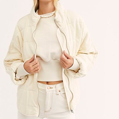 Dolman Quilted Knit Jacket from Free People