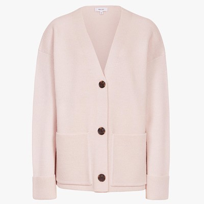 Jessie Ribbed Cardigan from Reiss