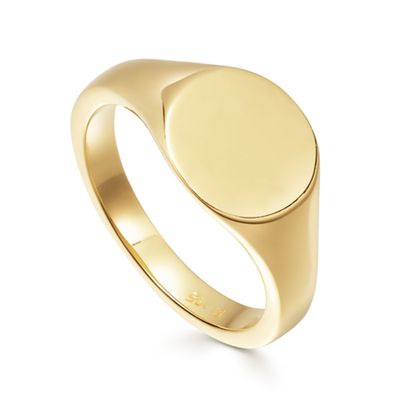 Engravable Round Signet Ring from Missoma