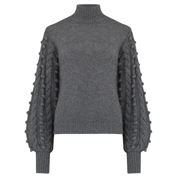 Popcorn Sleeve Jumper from Autumn Cashmere