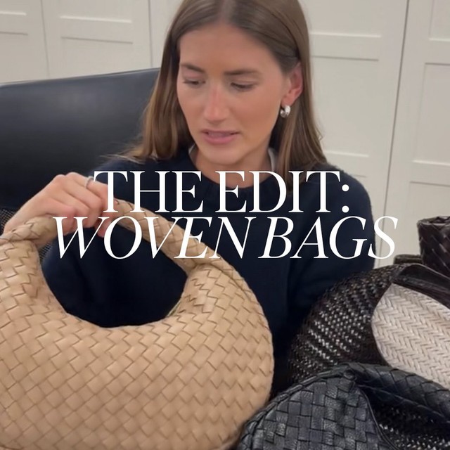 Woven bags are a wardrobe staple – save for summer bag inspo…