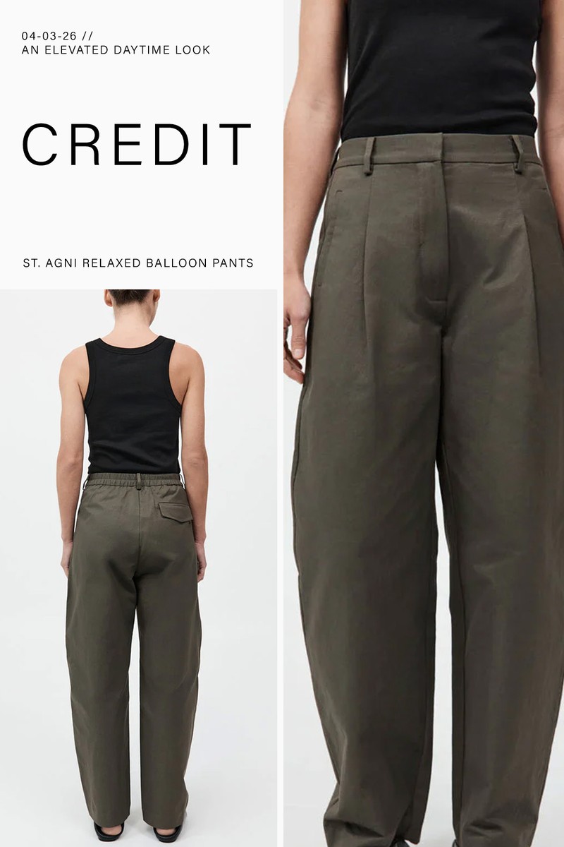 Relaxed Balloon Pants from St. Agni