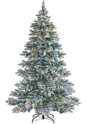 Pre-Lit Snow Flocked Alpine Christmas Tree from We-R-Christmas