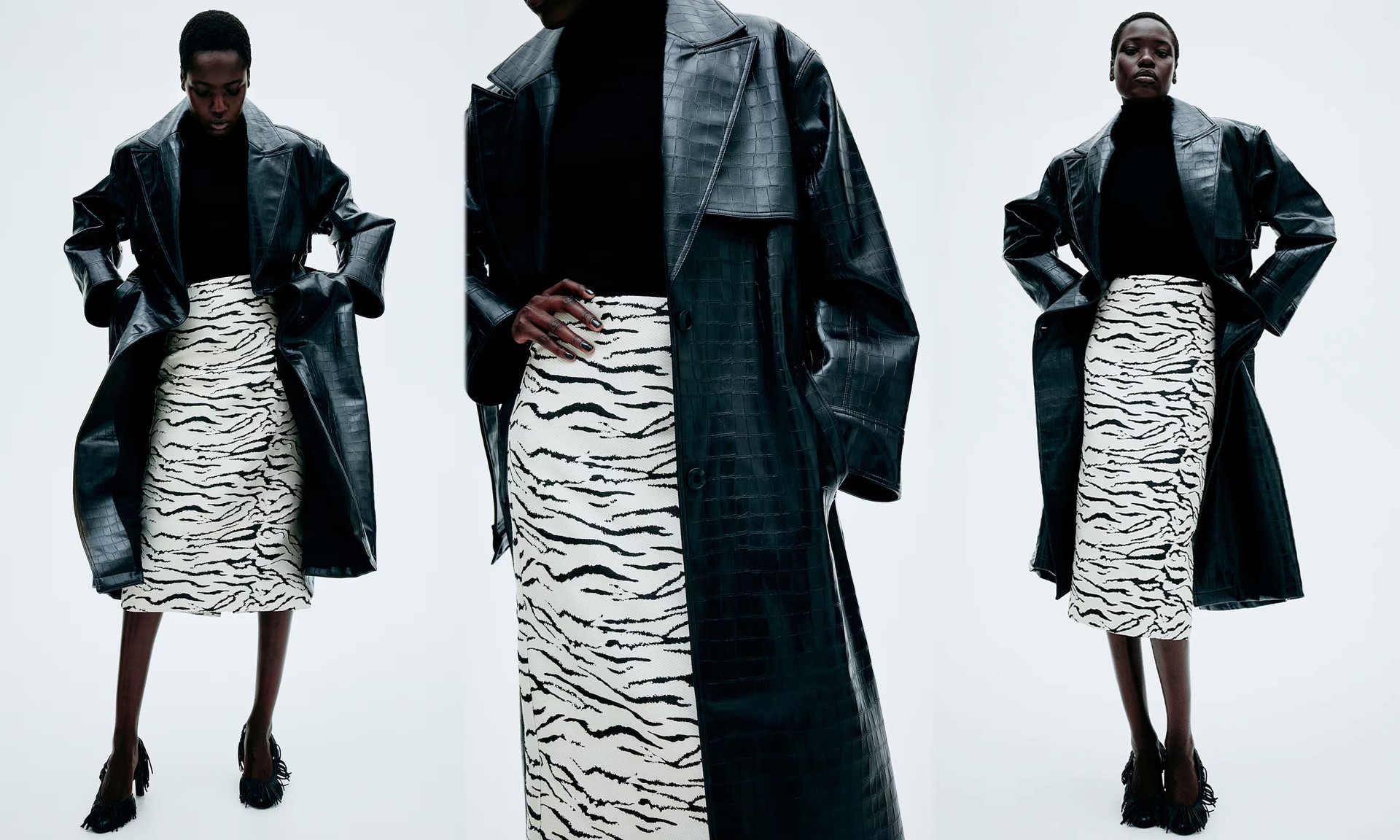 Jacquard-Weave Skirt from H&M 