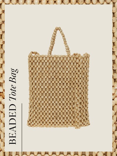 Beaded Tote Bag