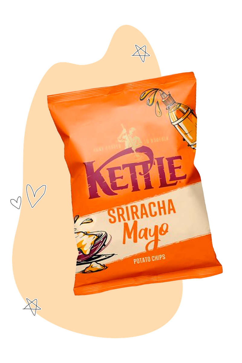 Sriracha Mayo Potato Chips, £2.40 | Kettle Crisps
