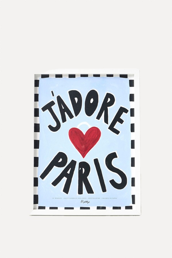 J'Adore Paris Wall Art from Oliver Bonas