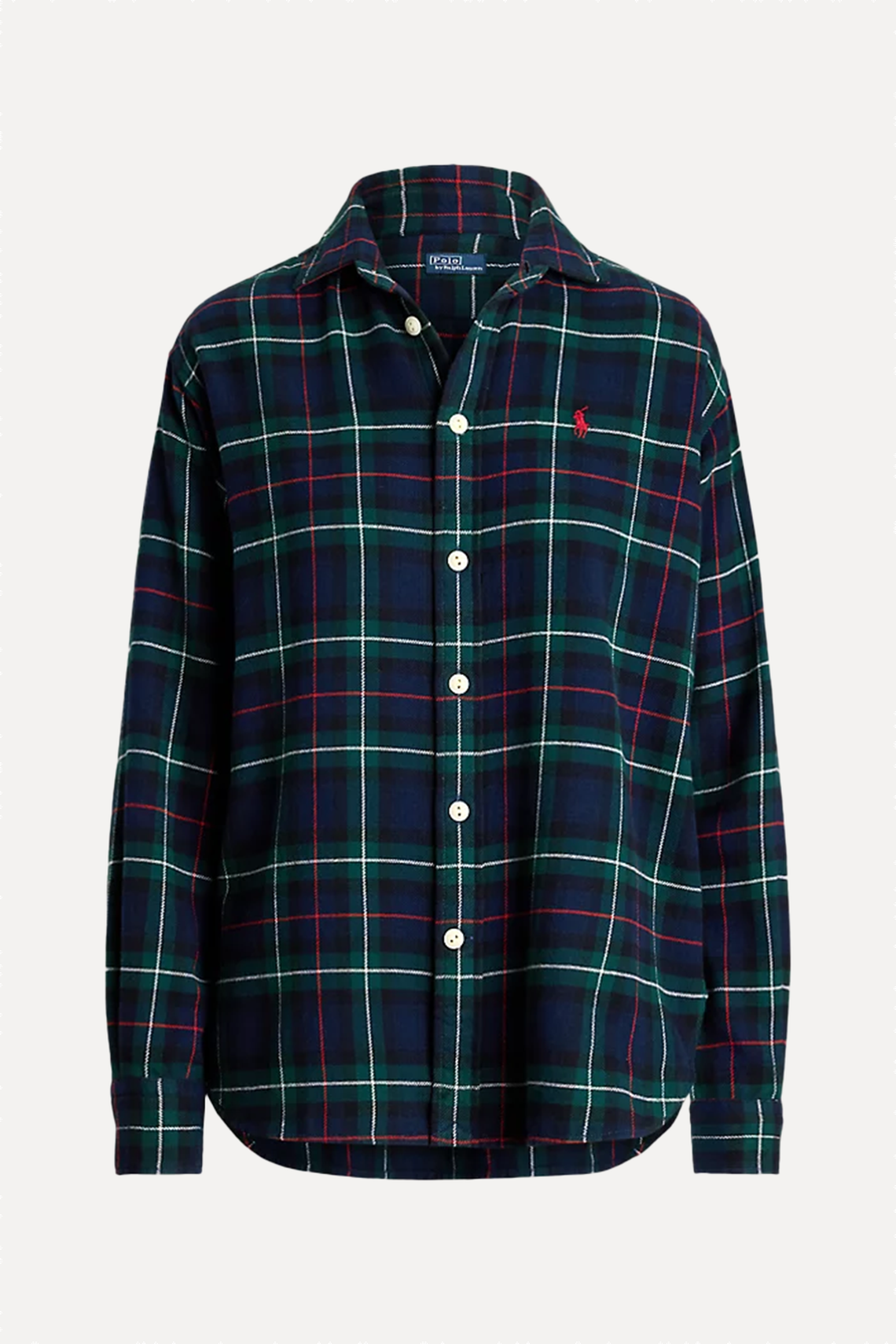 Relaxed Fit Plaid Cotton Shirt from Polo Ralph Lauren