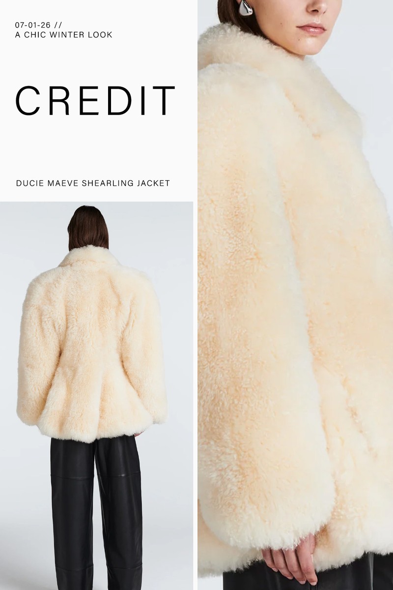Maeve Shearling Jacket from Ducie
