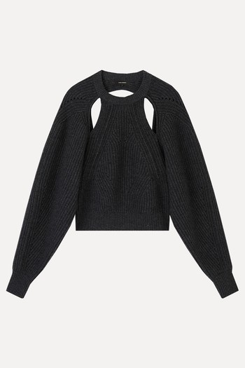 Palma Cutout Ribbed Wool And Cashmere-Blend Sweater from Isabel Marant