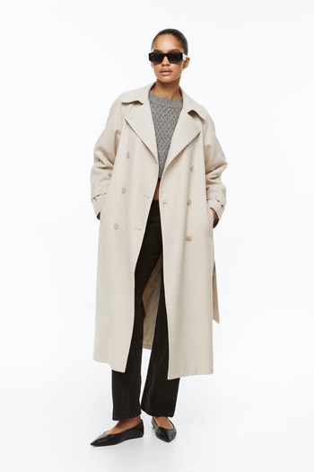 Double-Breasted Trench Coat