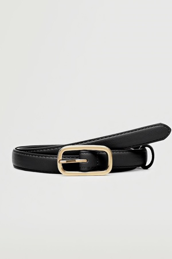 Rectangular Buckle Belt from Mango