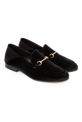Black Velvet Loafers from Air & Grace