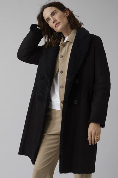 Shearling Reversible Coat