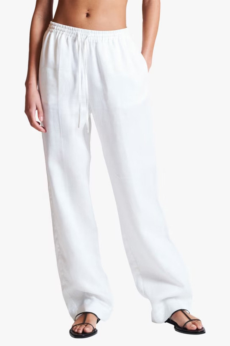 Aurelia Wide Leg Linen Trousers from ASCENO