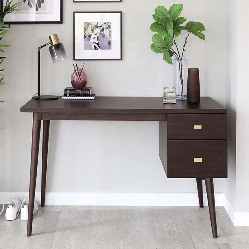 Drew Dark Walnut Desk