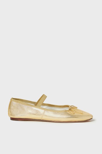 Leonie Gold Ballet Flat from Loeffler Randall