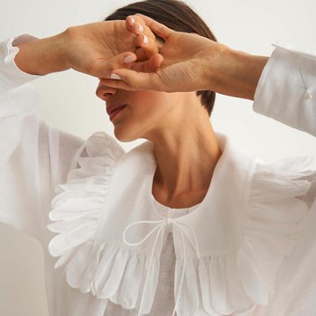 20 New White Blouses We Love