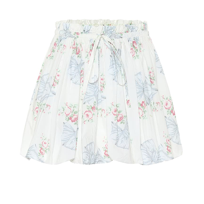 Cheyenne Floral Cotton Miniskirt from LoveShackFancy