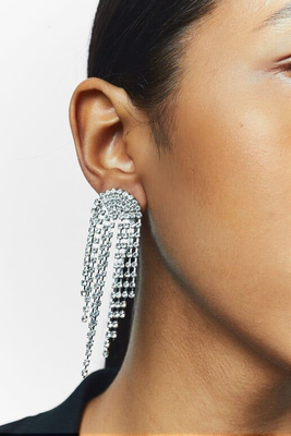 Teardrop Earrings With Crystals from Parfois