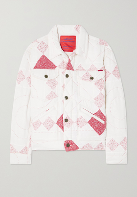 Carolyn Murphy Mountain Drifter Quilted Patchwork Cotton-Voile Jacket from Mother