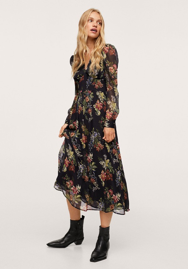 Floral Print Dress from Mango