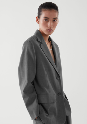 Single Breasted Wool Blazer from COS