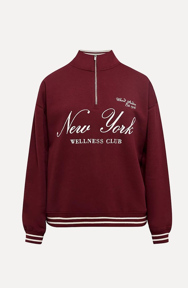 New York Wellness Club Quarter Zip Sweatshirt