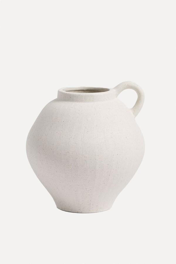 Small Ceramic Shaped Handle Vase