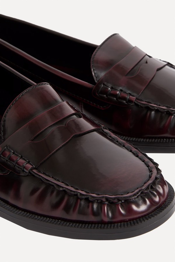 Patent Flat Penny Loafers from Marks & Spencer