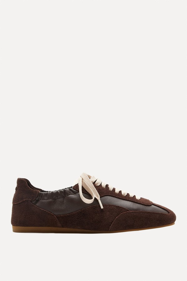 Eden Elasticized Leather Combo Sneakers from Simkhai