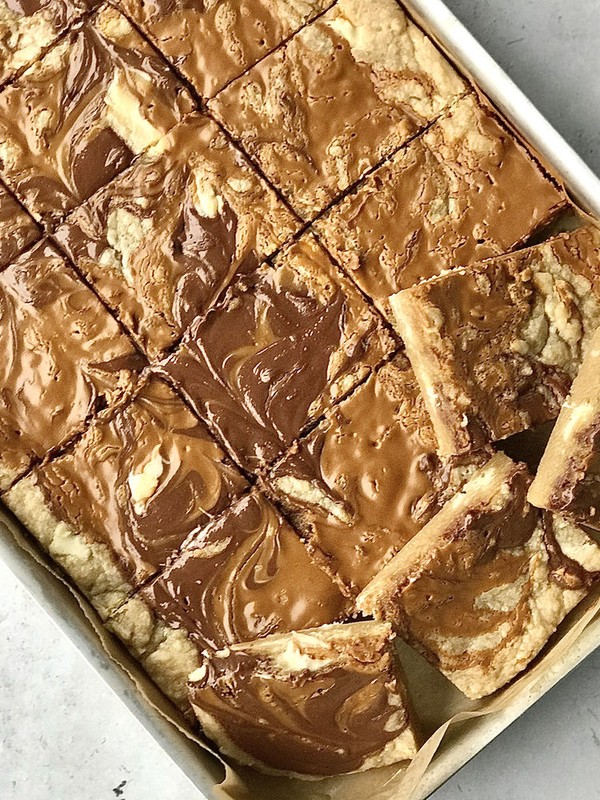 Biscoff And Nutella Blondies 