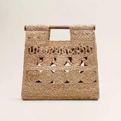 Jute Handbag from Mango