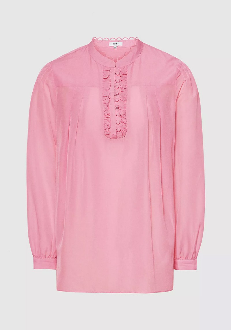 Ashlyn Ruffle Detail Blouse from Reiss