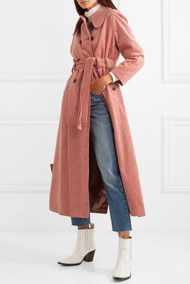 Cotton-blend Corduroy Trench Coat from Alexachung